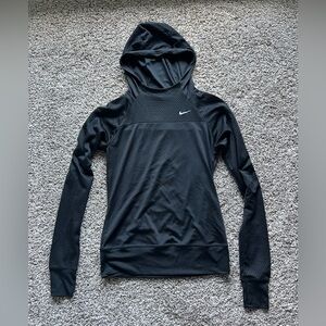 Nike Dri Fit hooded long sleeved workout top